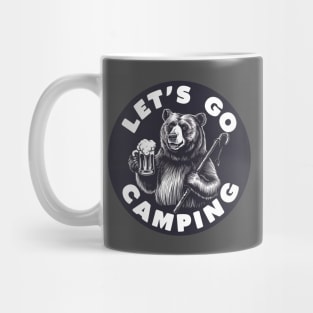 Let’s Go Camping Funny Mug